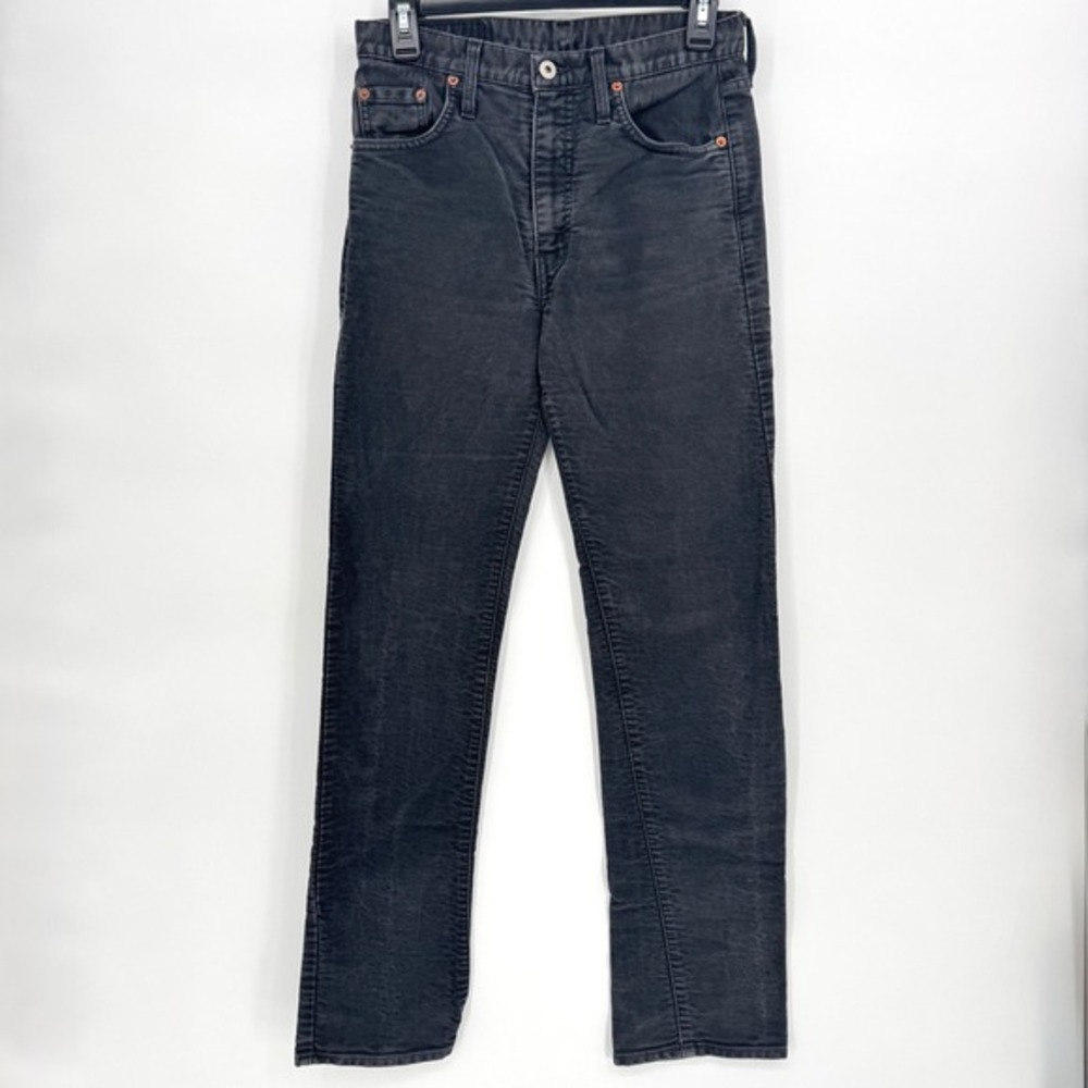 Replay Blue Jeans‎ Womens Black Wash Corduroy Straight Leg Denim Jeans Size 28